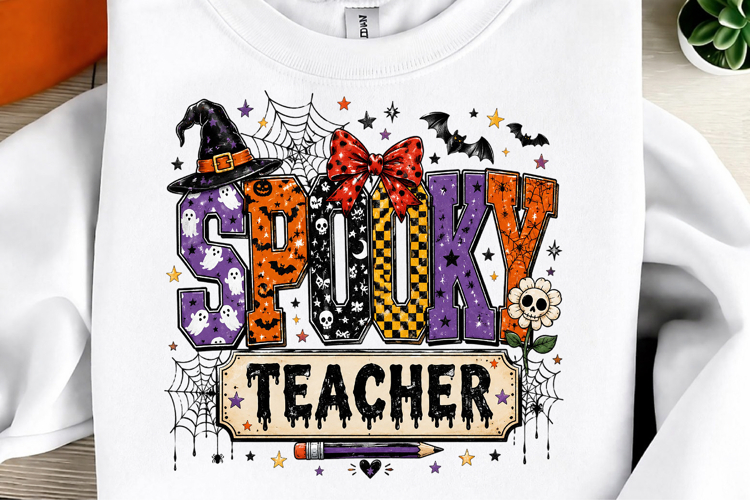 Spooky Teacher PNG