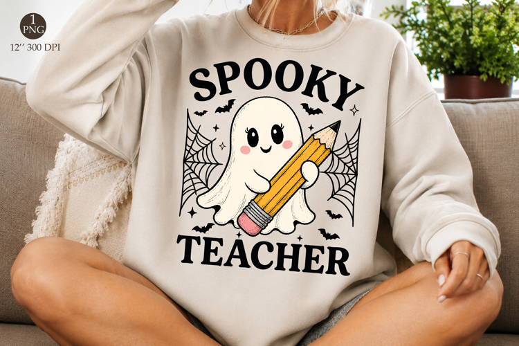 Spooky Teacher Png, Halloween Teacher Png