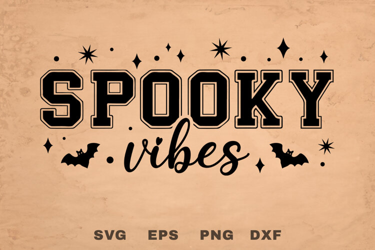 Spooky Vibes Sports SVG example image 1