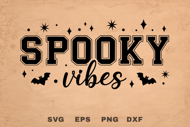 Spooky Vibes Sports SVG