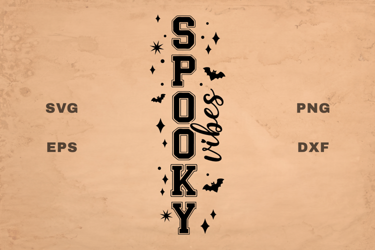 Spooky Vibes Sports Vertical SVG