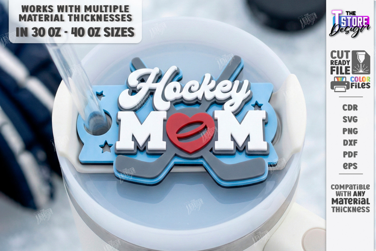 Sport Mom Stanley Topper Laser Cut | Stanley Cup Accessories