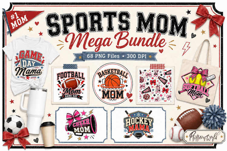 Sports Mom Mega Bundle | Game Day Mom Quotes