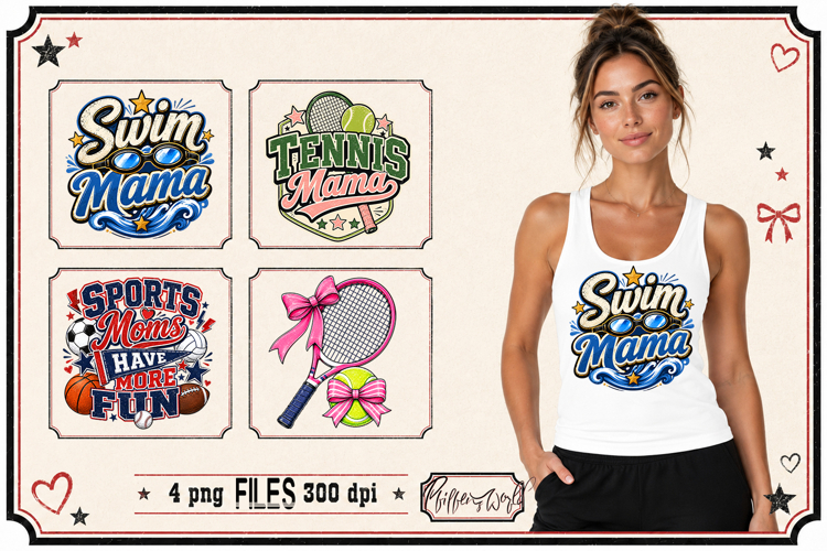 Sports Mom | Game Day Mom Quotes | Tennis Mama | Swim