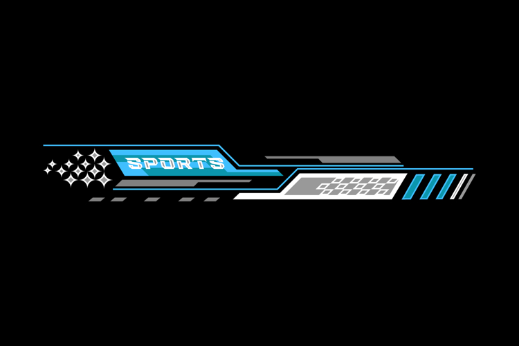 Sports racing stripes sticker modification body vinyl decal