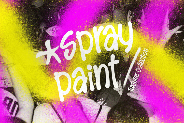 Spray Paint Textures Collection