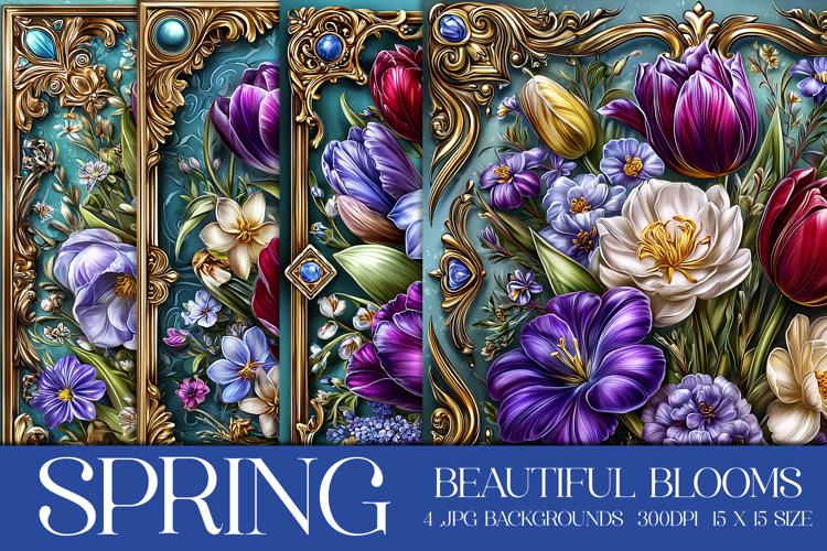 Spring Backgrounds, Spring Season Flowers Backgrounds, s10
