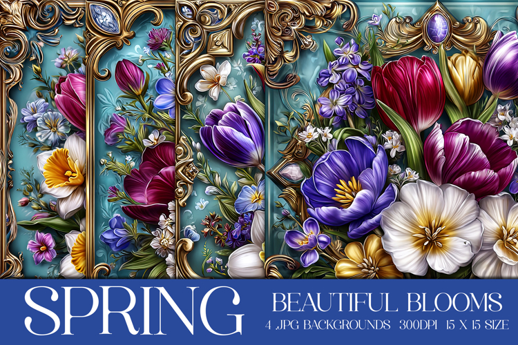 Spring Backgrounds, Spring Season Flowers Backgrounds, s11