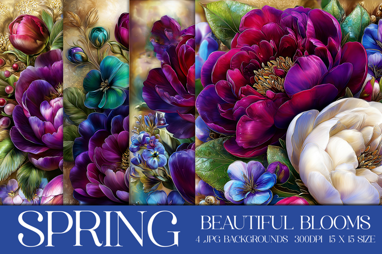 Spring Backgrounds, Spring Season Flowers Backgrounds, s3