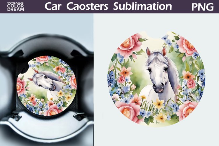 Spring Horse Car Coaster | Farm Animal Coaster example image 1