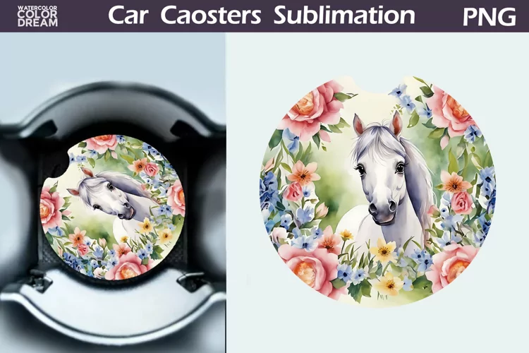 Spring Horse Car Coaster | Farm Animal Coaster