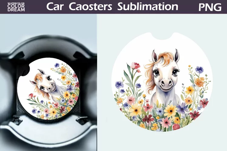 Spring Horse Car Coaster | Farm Animal Coaster