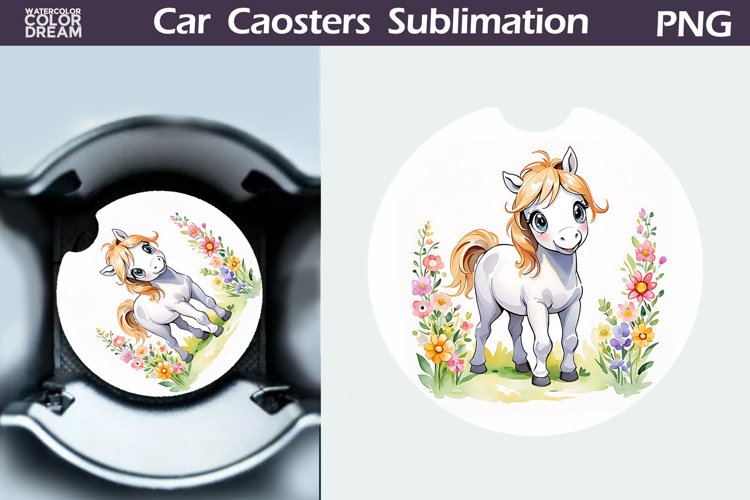 Spring Horse Car Coaster | Farm Animal Coaster example image 1