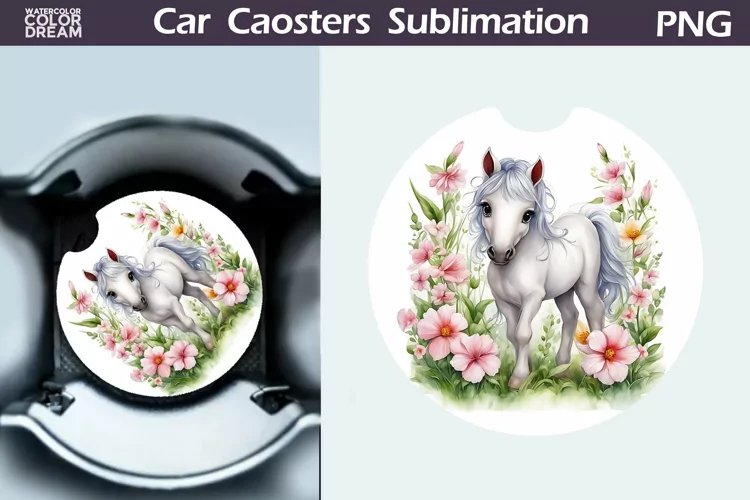 Spring Horse Car Coaster | Farm Animal Coaster