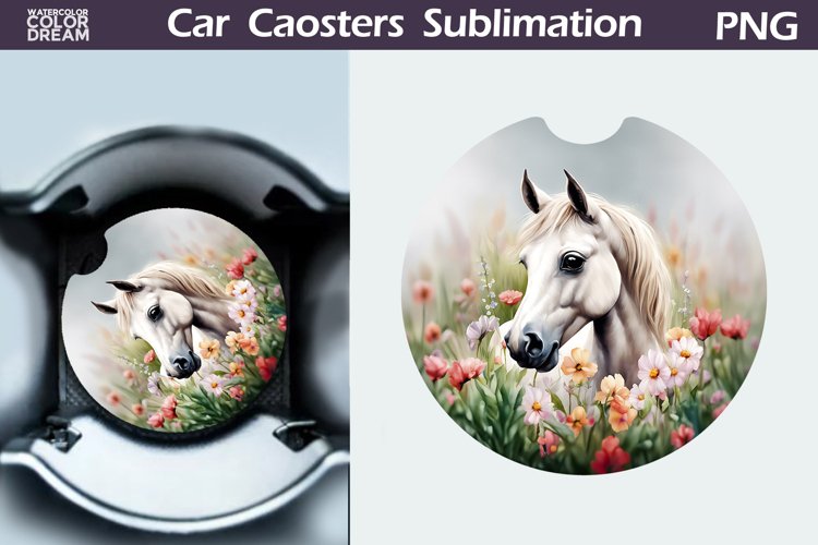 Spring Horse Car Coaster | Farm Animal Coaster