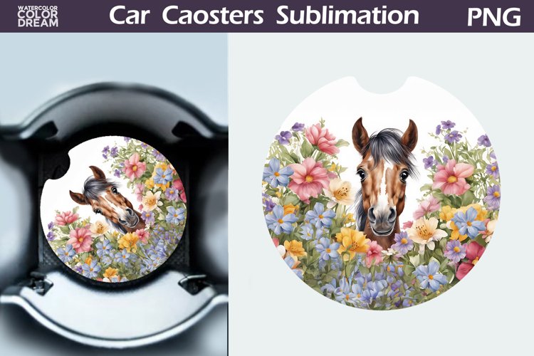 Spring Horse Car Coaster | Farm Animal Coaster example image 1