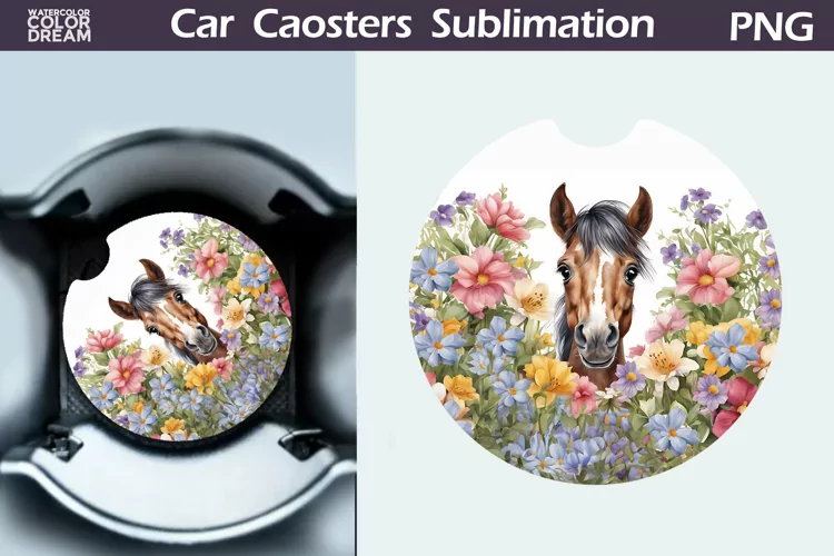 Spring Horse Car Coaster | Farm Animal Coaster