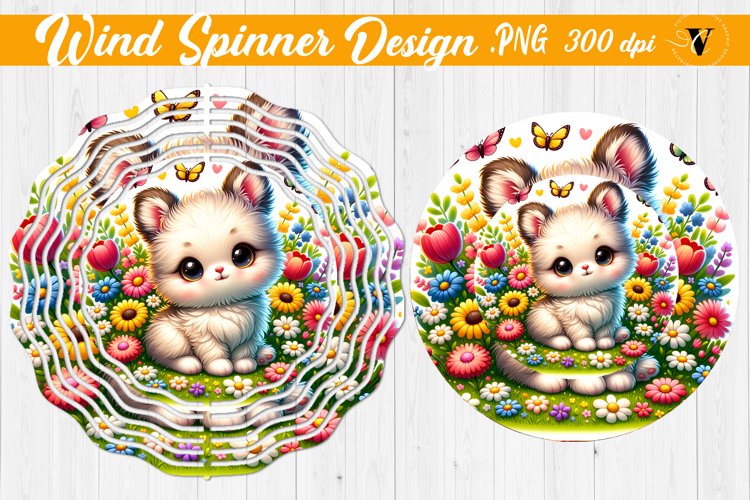 Spring Animal Wind Spinner | Wind Spinner sublimation