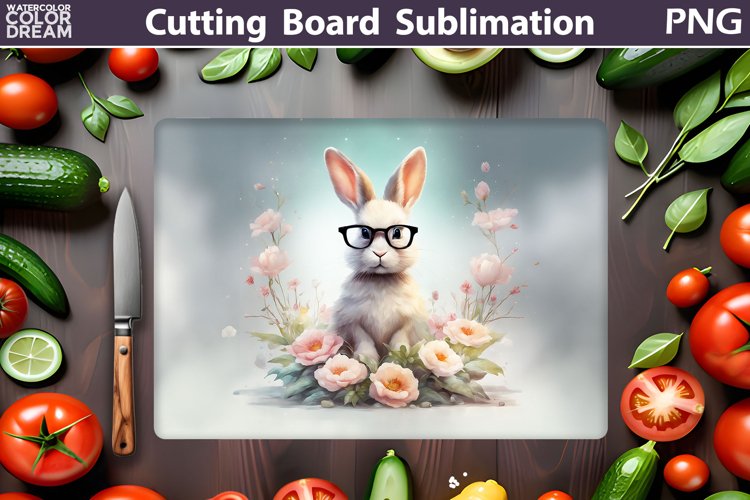 Bunny Cutting Board | Kitchen Cutting Board example image 1