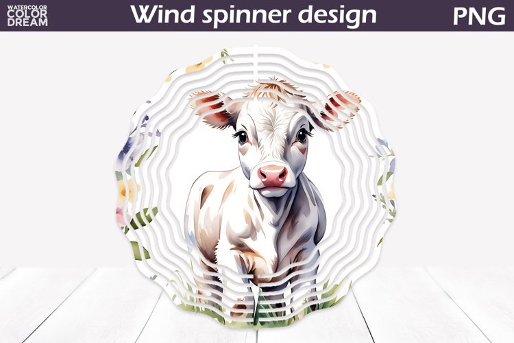 Cow Wind Spinner | Farm Animal Wind Spinner example image 1