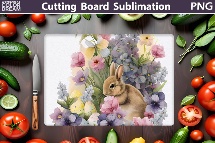 Spring Cutting Board | Farm Kitchen Cutting Board
