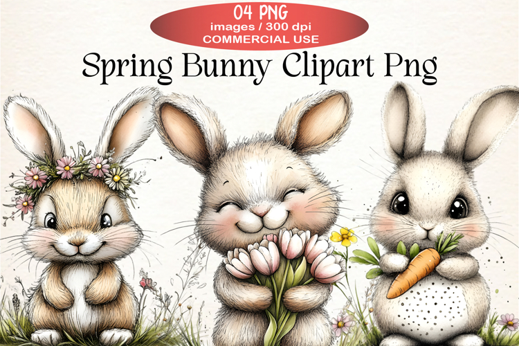 Spring Bunny Clipart Png