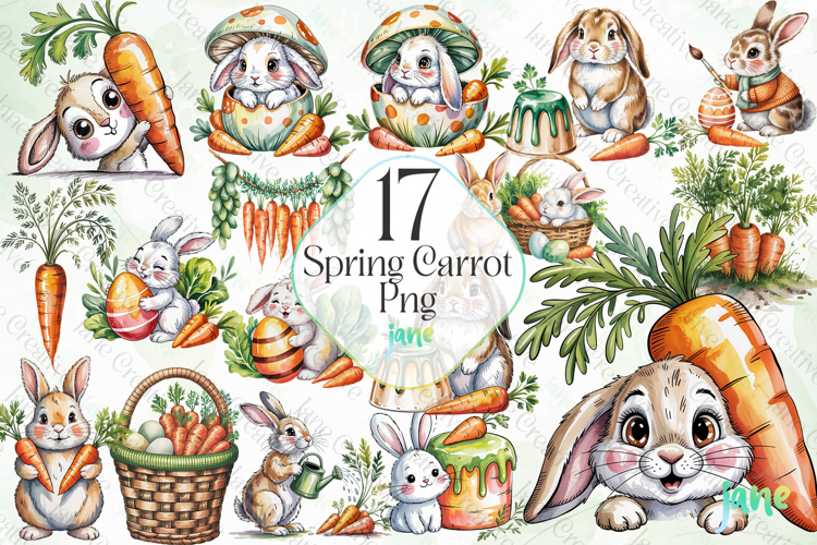 Spring Carrot Png Sublimation