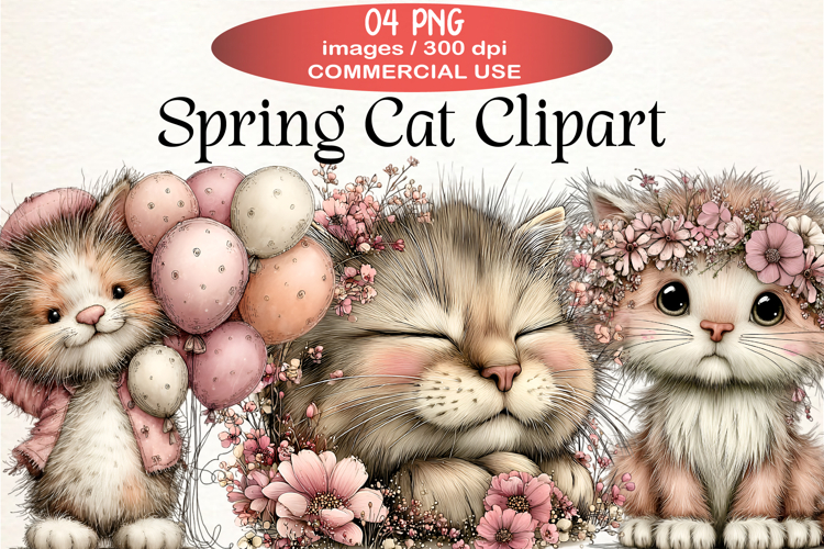Cute Cat Clipart Image 24