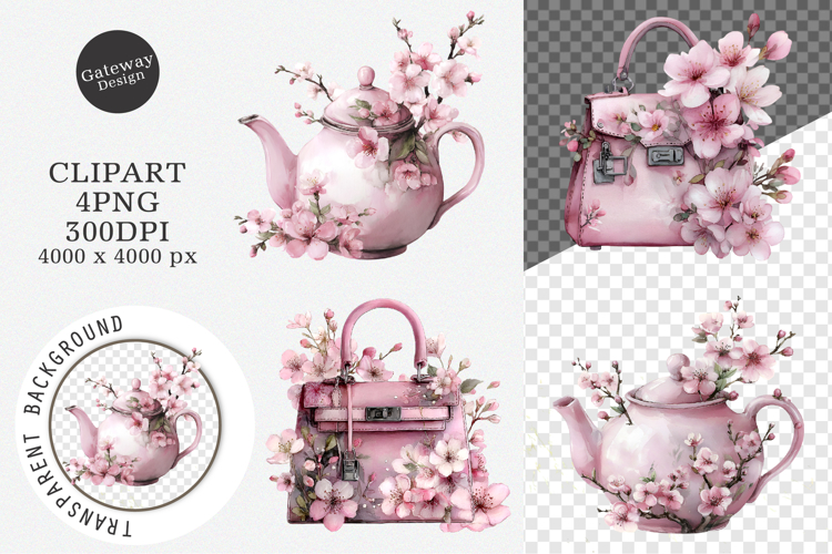 Spring Cherry Blossom Clipart