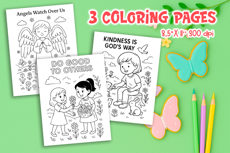 Spring Christian Coloring Pages | Kids Bible Printable