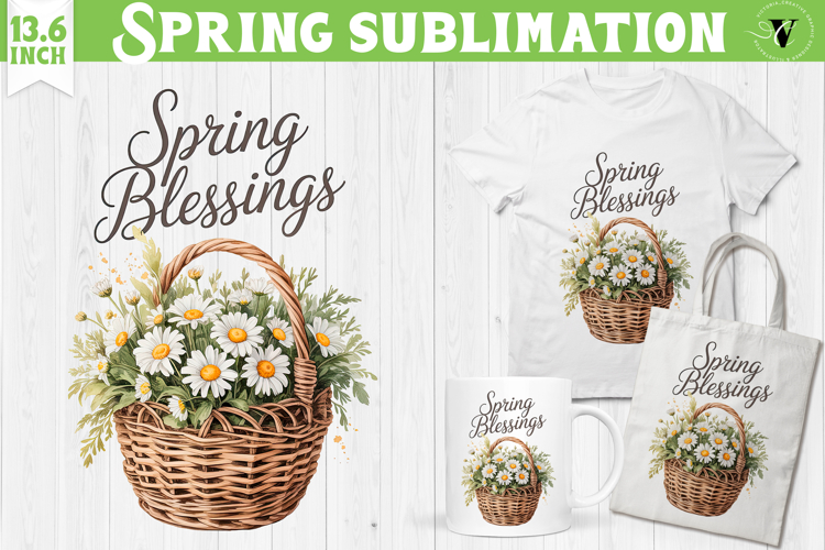Welcome Spring sublimation | Spring flowers sublimation