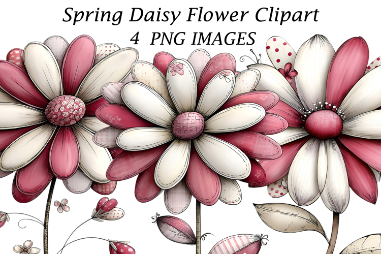 Spring Daisy Flower Clipart