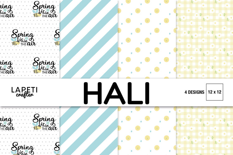 Pastel spring digital paper collection