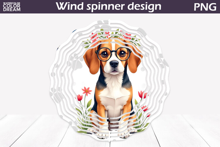 Beagle Wind Spinner | Dog Wind Spinner example image 1