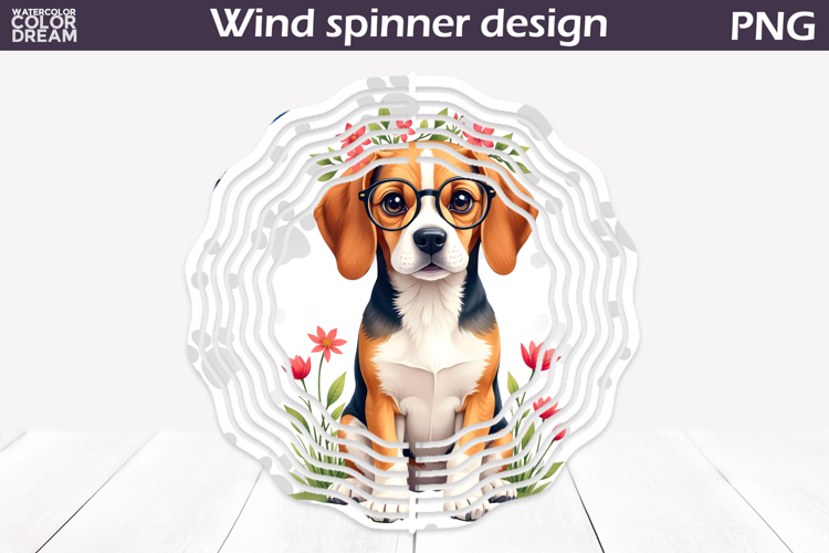 Beagle Wind Spinner | Dog Wind Spinner