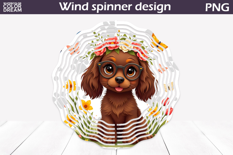 Dog Wind Spinner | Spaniel Wind Spinner