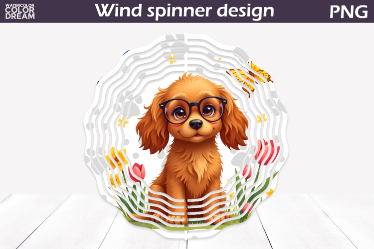 Dog Wind Spinner | Spaniel Wind Spinner
