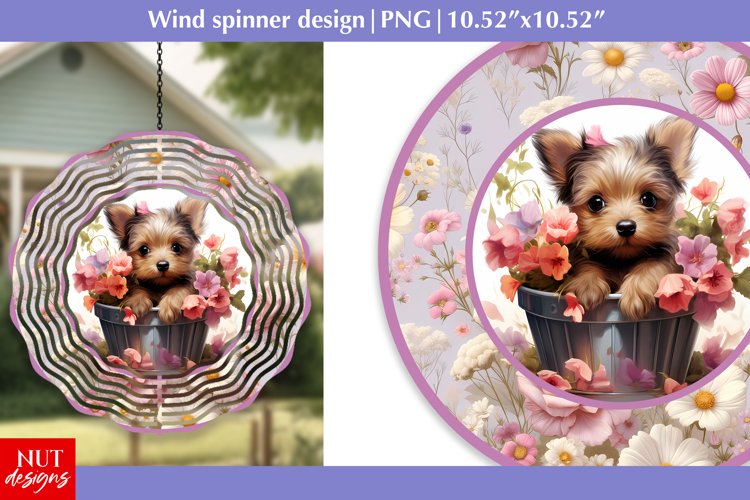 Yorkshire terrier Dog wind spinner Summer Wind spinner Dog