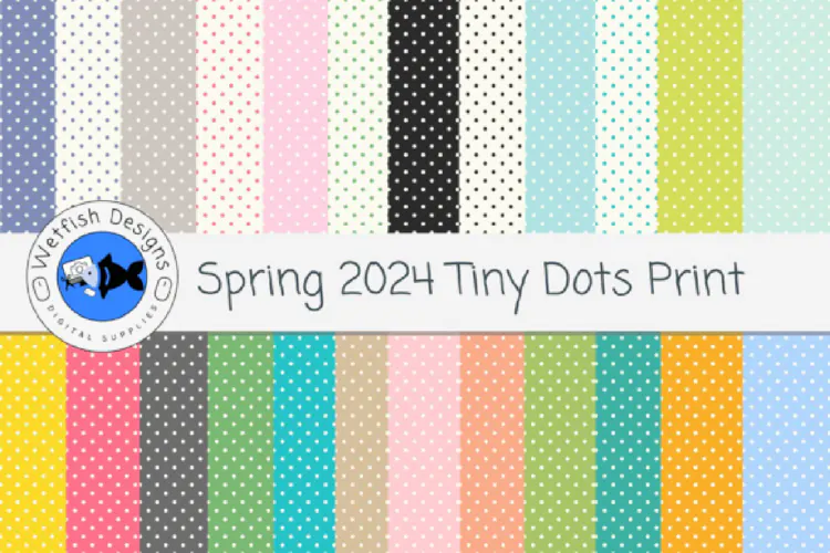 Spring Tiny Dot Print Papers