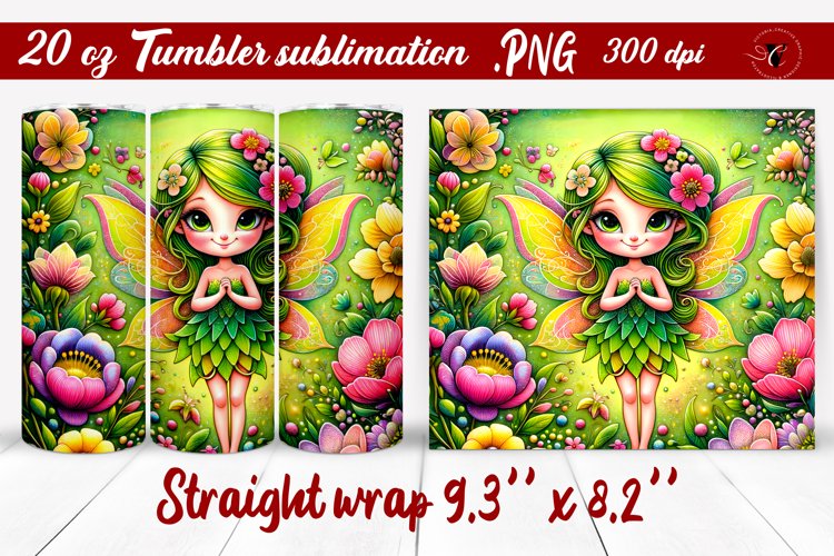 20 Oz Sublimation Tumbler Wrap Image 15