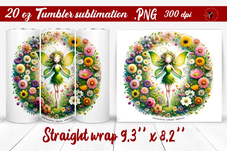 20 Oz Sublimation Tumbler Wrap Image 4