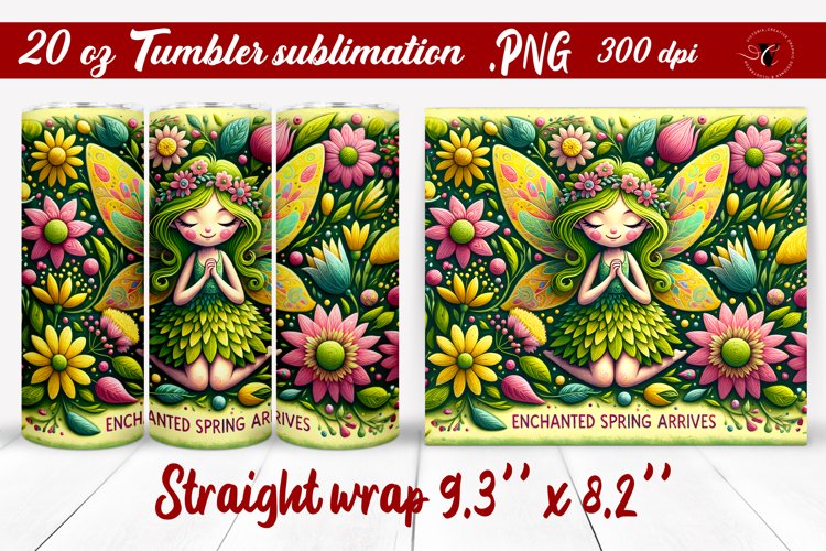 20 Oz Sublimation Tumbler Wrap Image 9