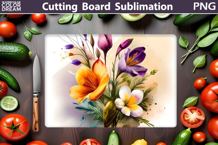 Watercolor Flowers Image 12