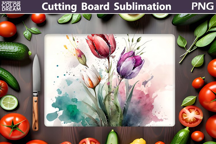 Watercolor Flowers Image 9