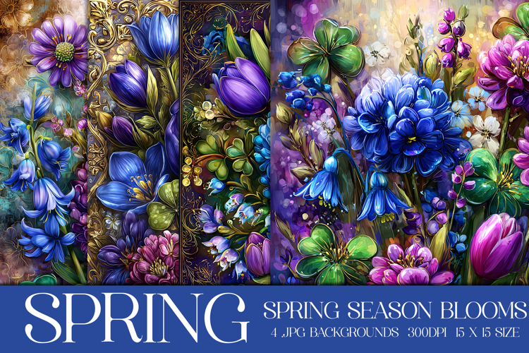 Spring Backgrounds, Spring Season Blooms Backgrounds, s6