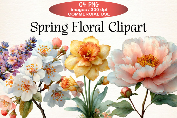 Spring Floral Clipart