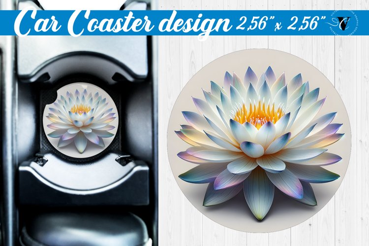 Car Coaster | Flowers Car coaster