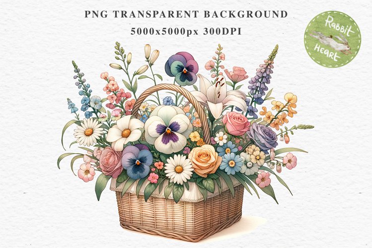 Transparent Background Flower Clipart Image 13