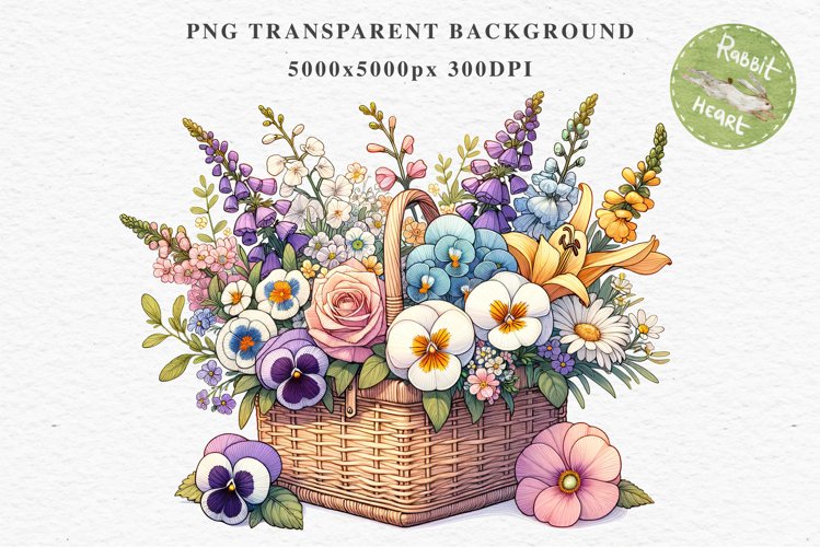 Transparent Background Flower Clipart Image 17