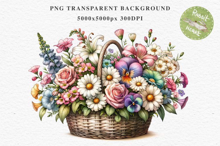 Transparent Background Flower Clipart Image 18